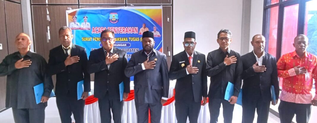 Bupati Mansel Lantik OPD