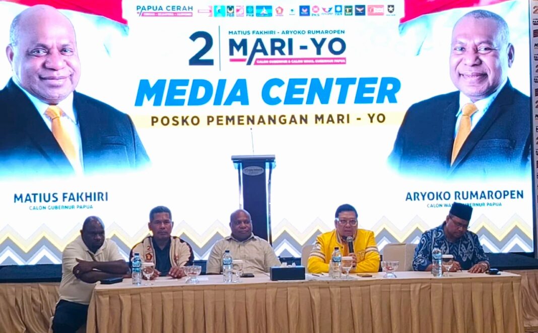 Exit Poll Mathius Fakhiri-Aryoko Rumaropen Memimpin Sementara