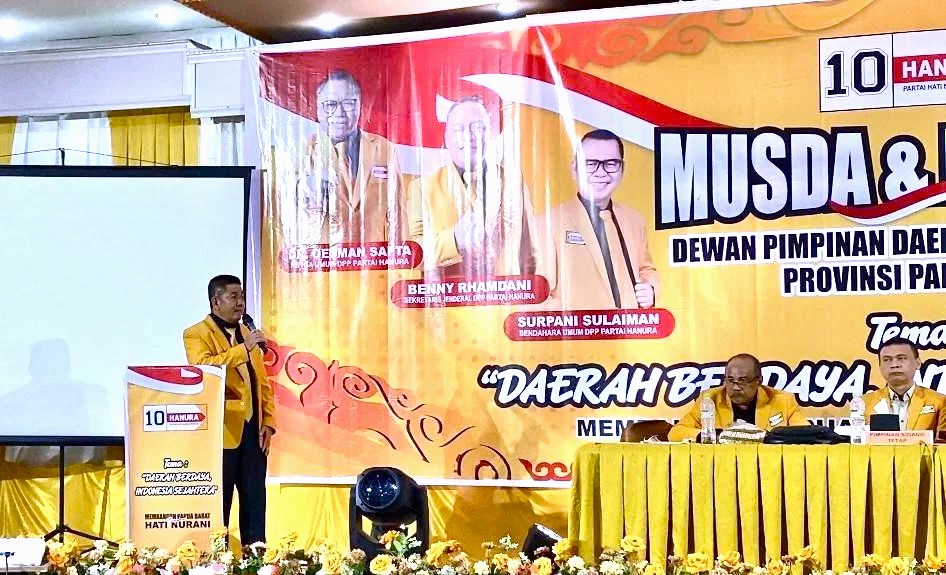 Kolonel (Purn) dr Fransiscus Tanuardus terpilih sebagai Ketua Hanura Papua Barat