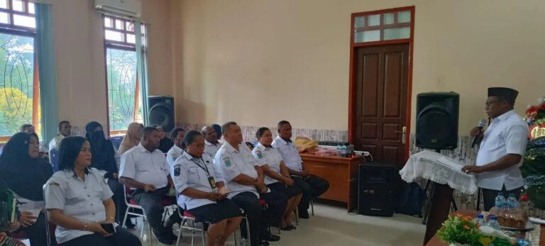 Wabup Teluk Bintuni Tekankan Disiplin ASN Dinas Pertanian